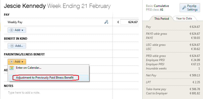 IB - Amend previous IB amounts