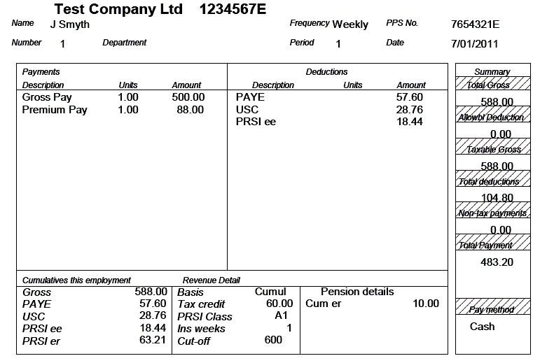 free payslip ireland generator Payroll Feature  Payslip Thesaurus  Documentation